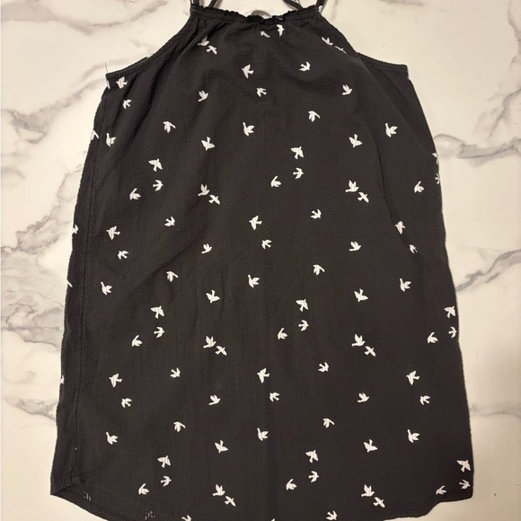H&M Kids A-Line Black Dress with Bird Print - Picture 5 of 6